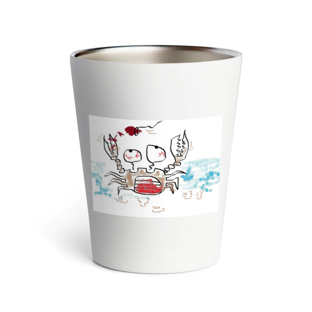 mitanogoruのチョコが欲しいカニさん Thermo Tumbler