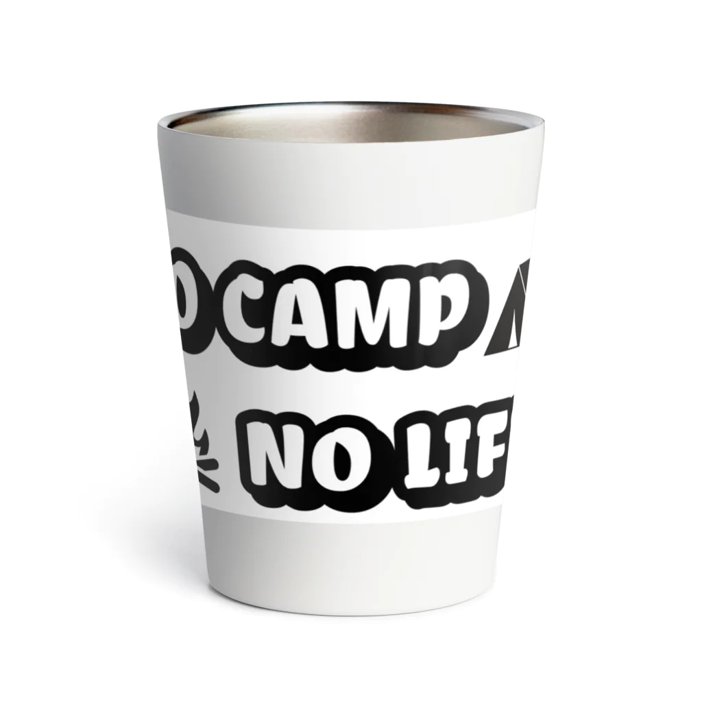 アウトドアデザインのNO CAMP NO LIFE サーモタンブラー