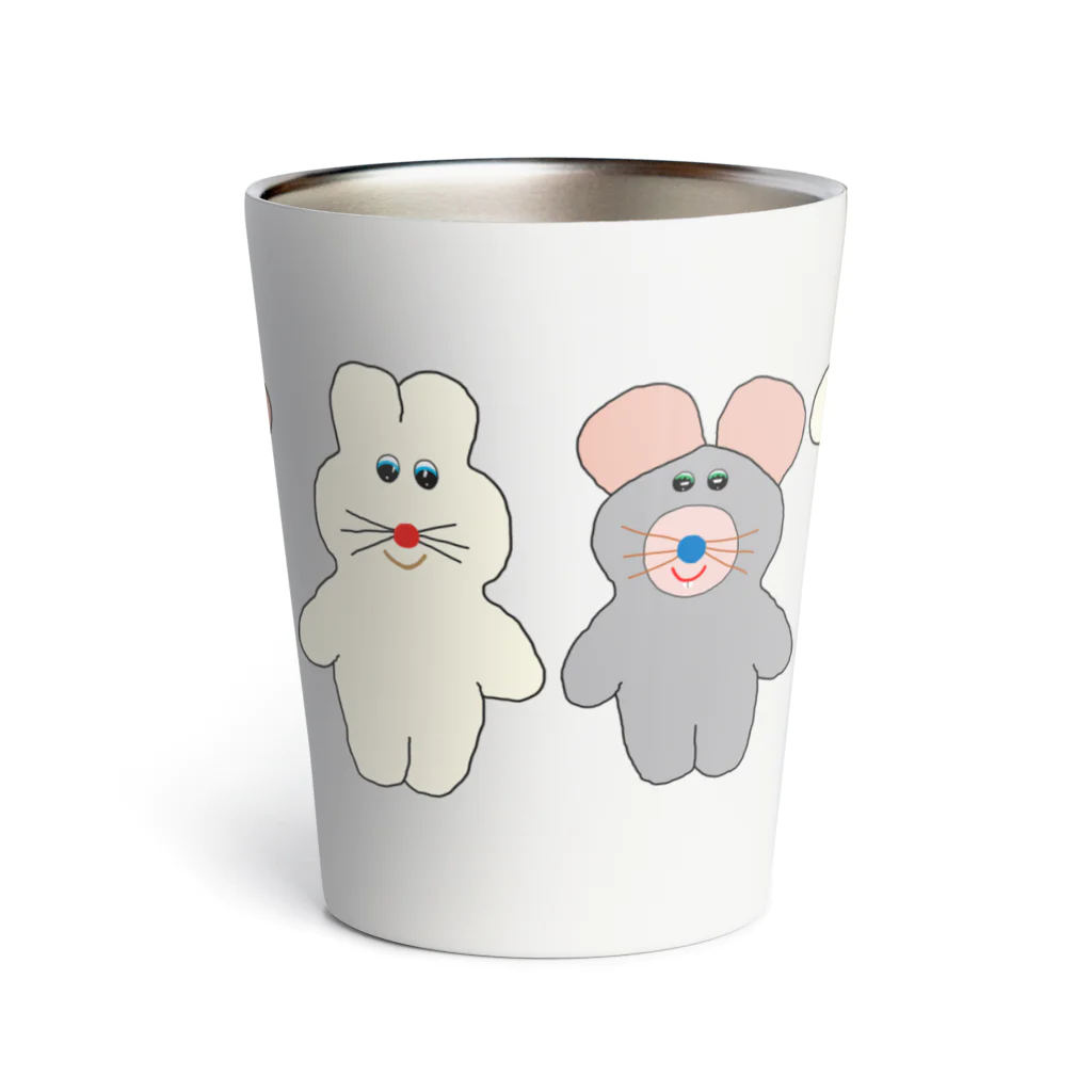 むにゅのデジタルプクちゅー Thermo Tumbler