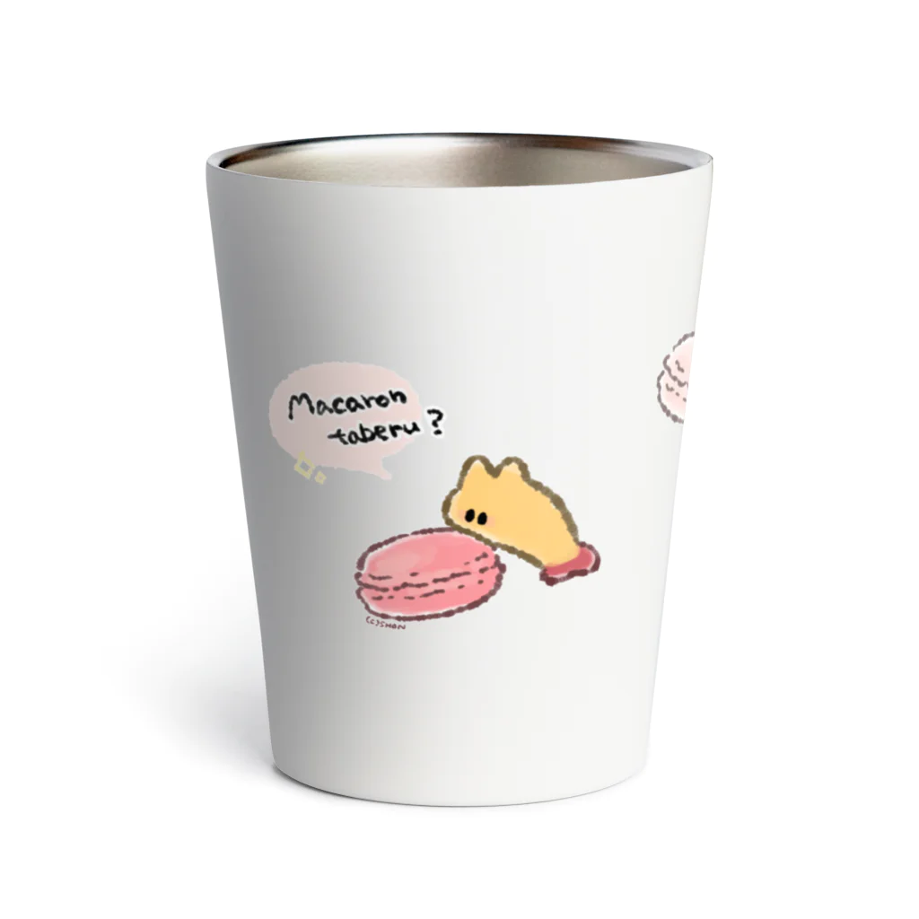 SHONのネコチャンえびふらいとマカロン Thermo Tumbler