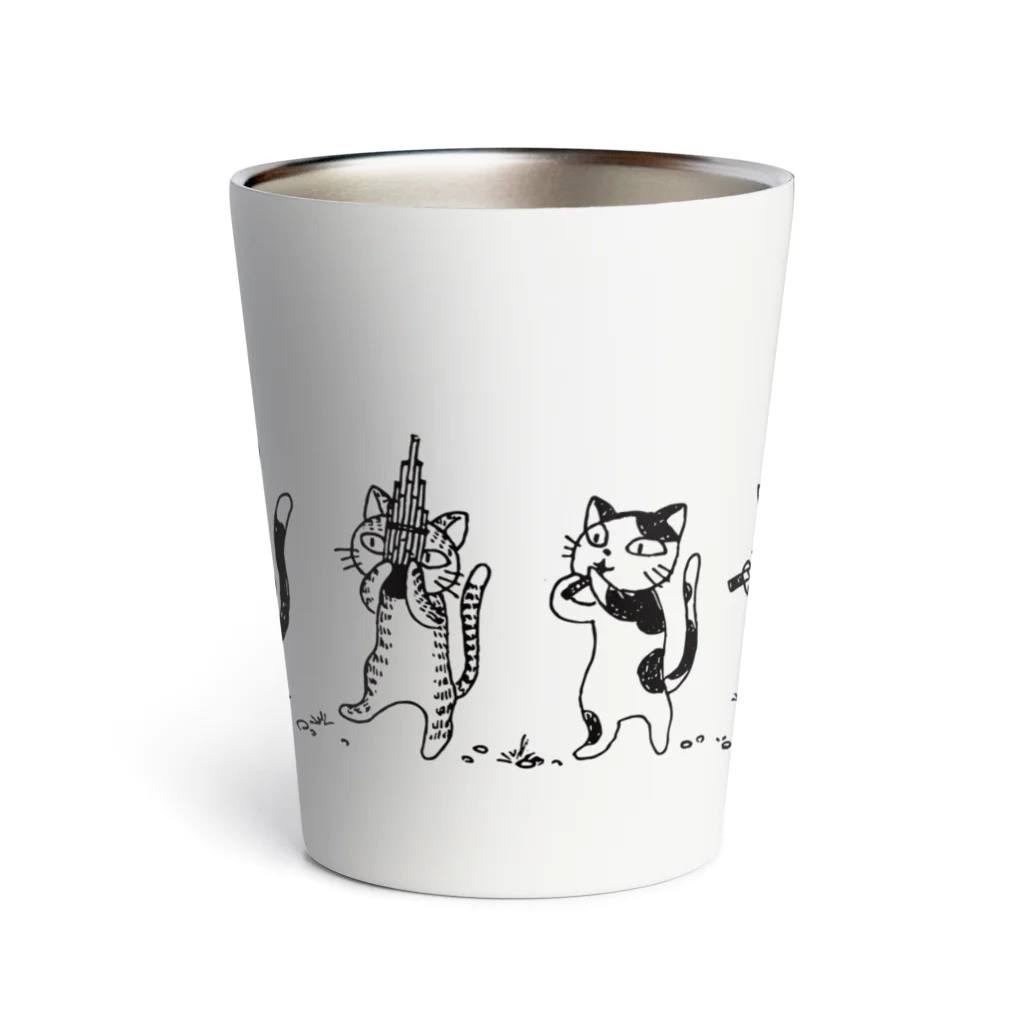 あまかむなのうたげのねこ(道行) Thermo Tumbler