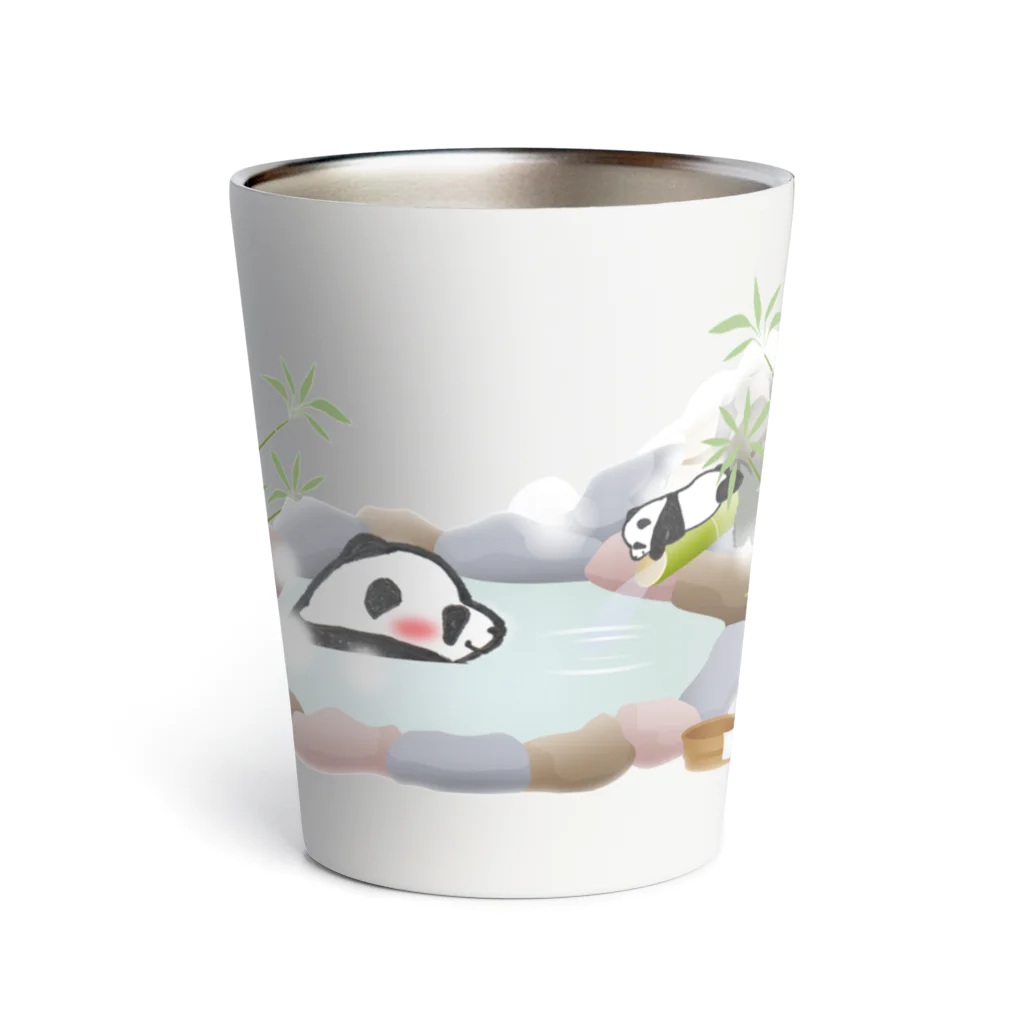 ちょらぷみの温泉ぱんだ　リラックスのんびりパンダ Thermo Tumbler