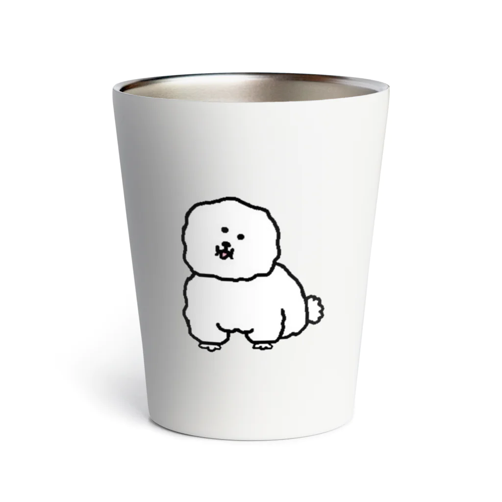 NO FRENCHIE NO LIFE♡のふわふわんこ【トイプードル】 Thermo Tumbler