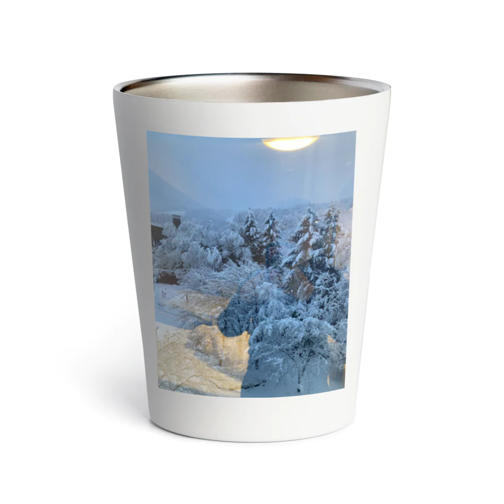 サイコパス☆ズヤカ杉山の雪林 Thermo Tumbler