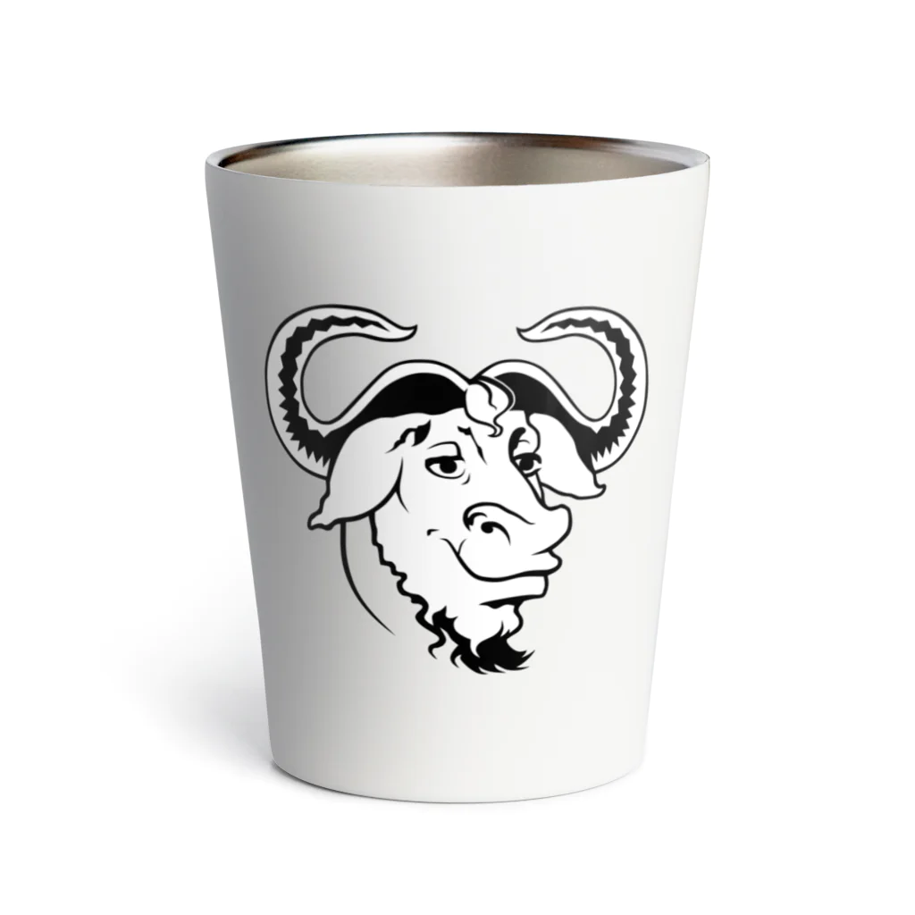 パサパサのサナギのGNU の頭 Thermo Tumbler