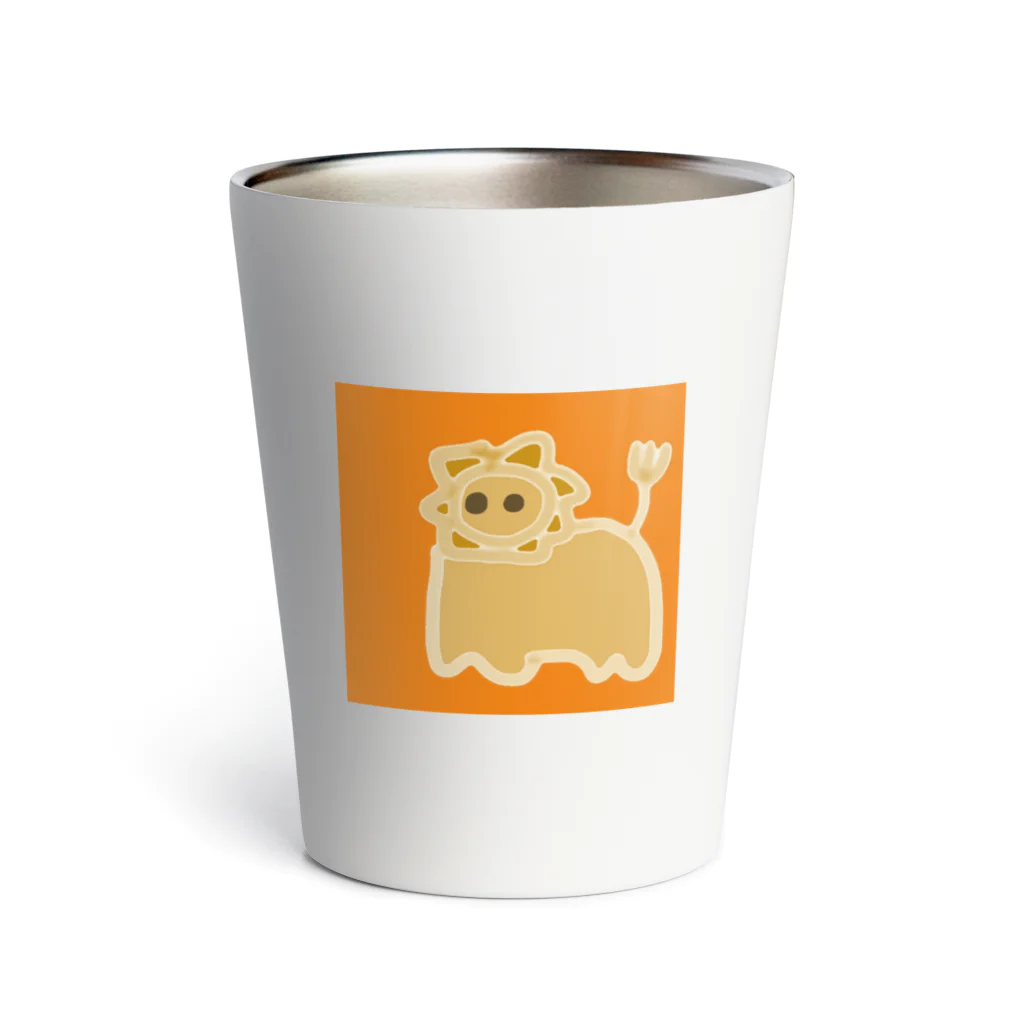 ねこの手のライオンくん Thermo Tumbler