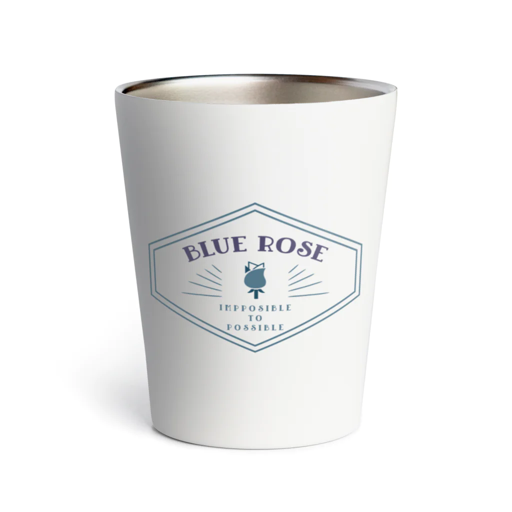 blue.  のBlue Rose Thermo Tumbler