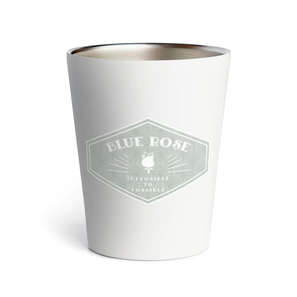 blue.  のBlue Rose | classical green  Thermo Tumbler