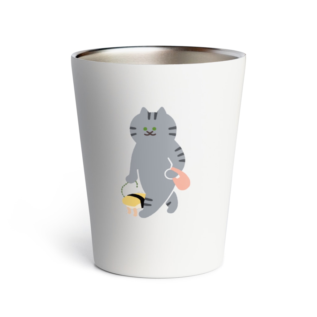 SUIMINグッズのお店のシャイな玉子握り Thermo Tumbler