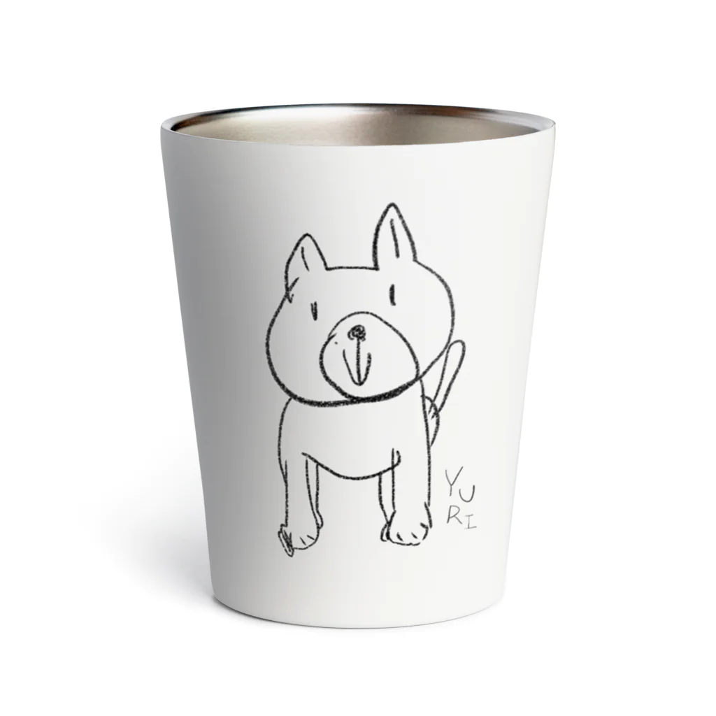 ほっぺこの5歳が描いた柴犬 Thermo Tumbler