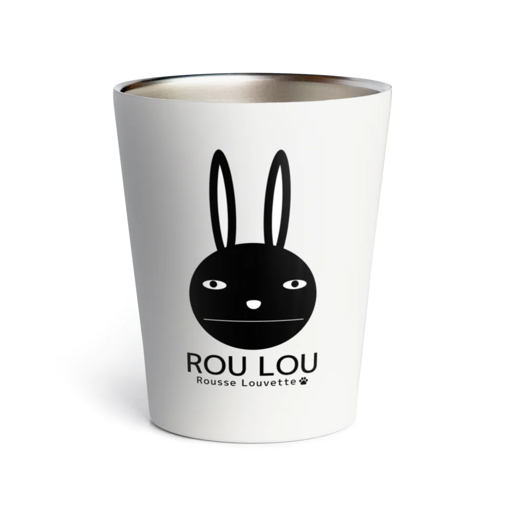 ROU LOU『Rousse Louvette（ルースルーヴェット）』のROU LOU うさぎ宇宙人 ラビテイリアン Thermo Tumbler