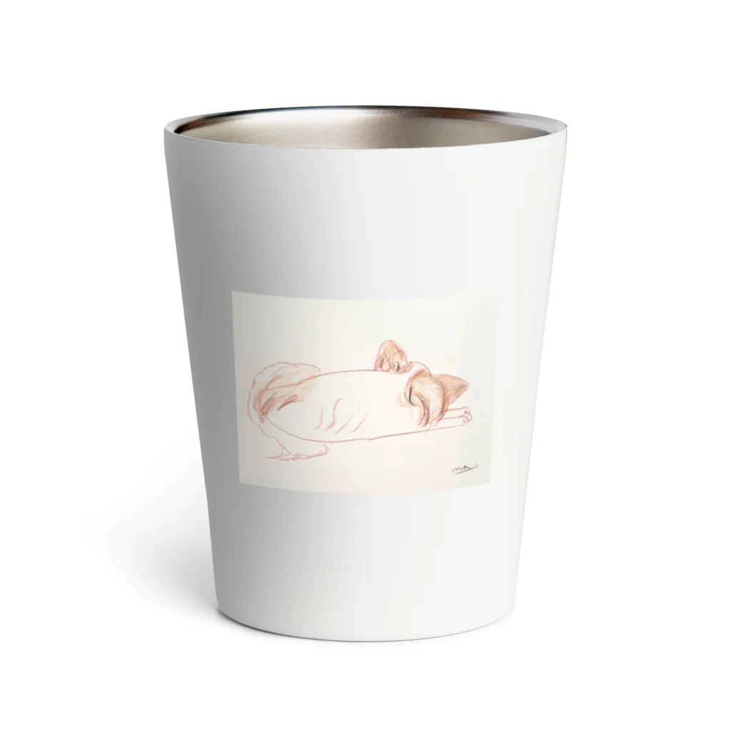 パピヨンからしのパピヨンからしのおねんねTシャツ・タンブラー・マグ Thermo Tumbler