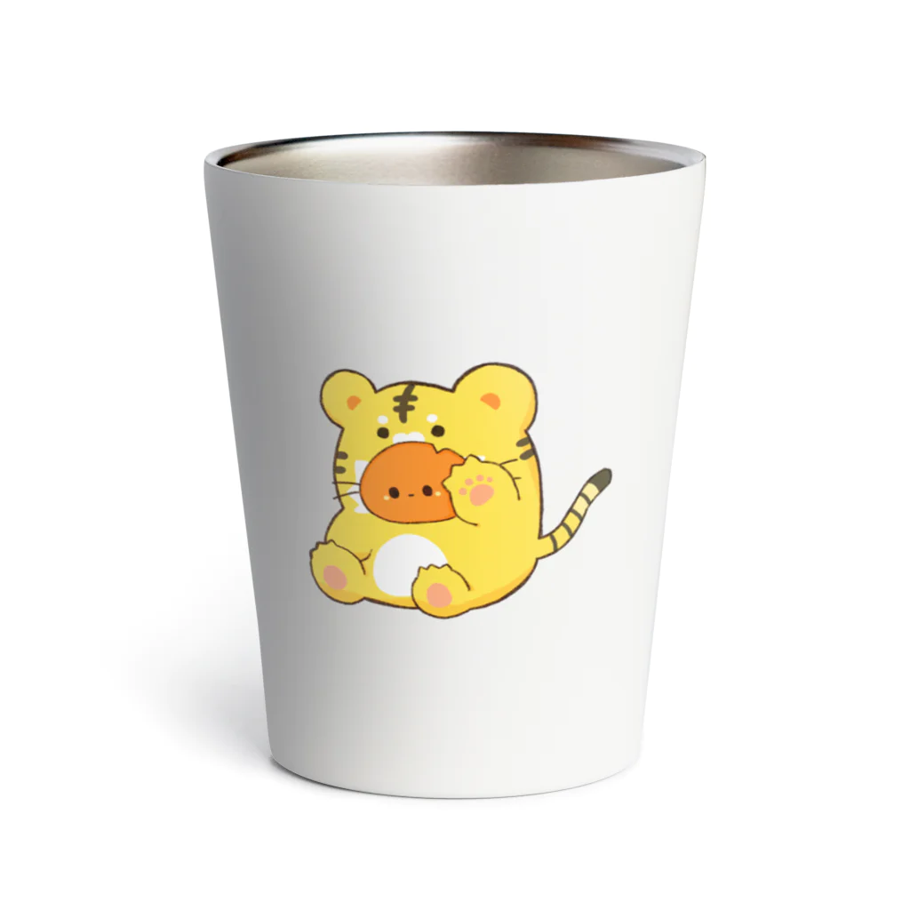 ゆるぽよしょっぷのとらトマ🐯 Thermo Tumbler