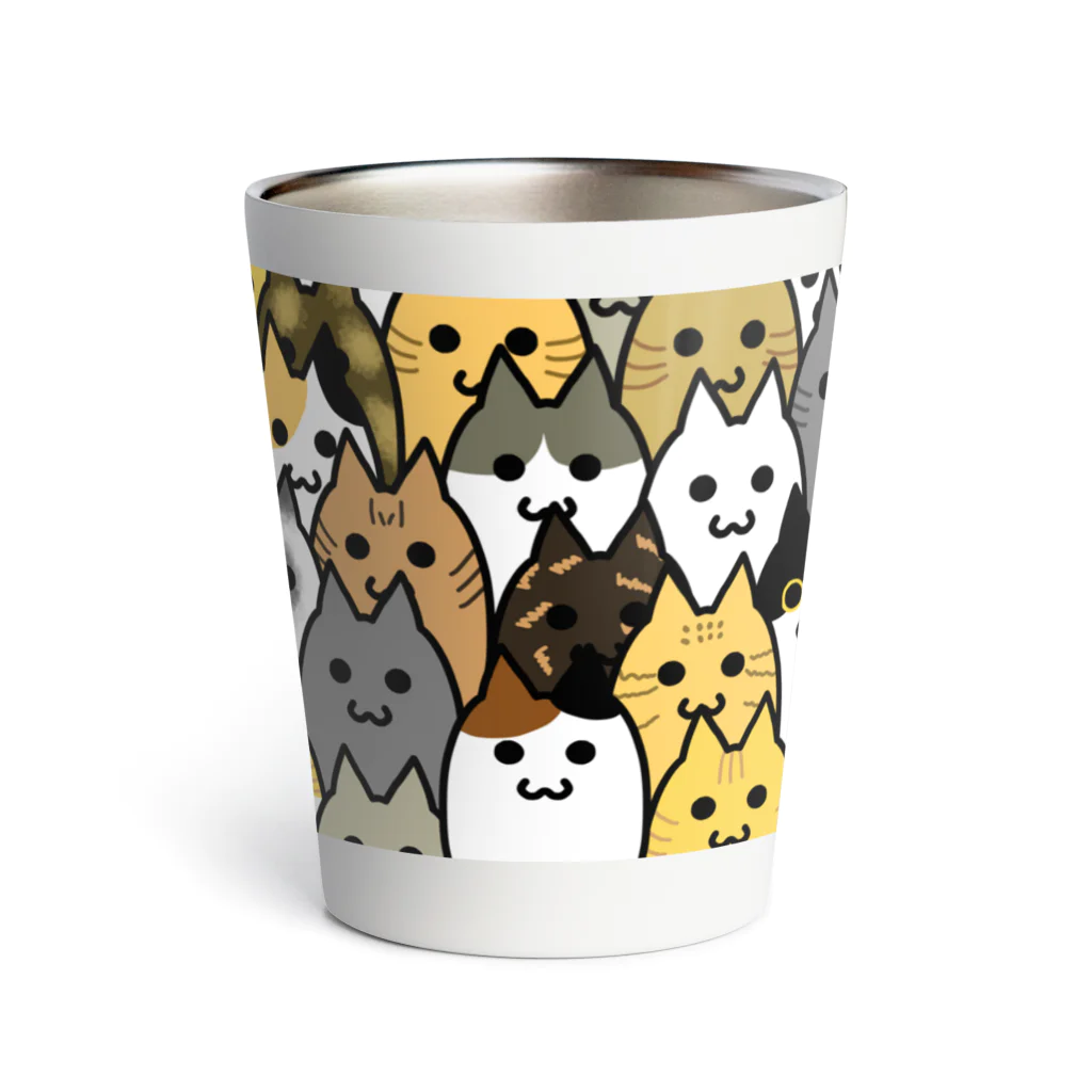 SHOP ベアたんの猫いっぱい Thermo Tumbler