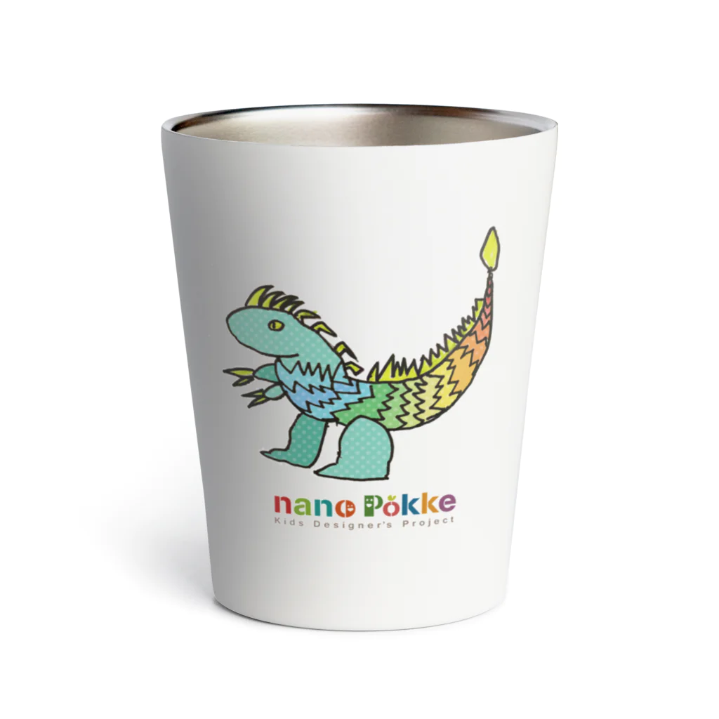 Kids Designer's Shopのカラフルダイナソー Thermo Tumbler