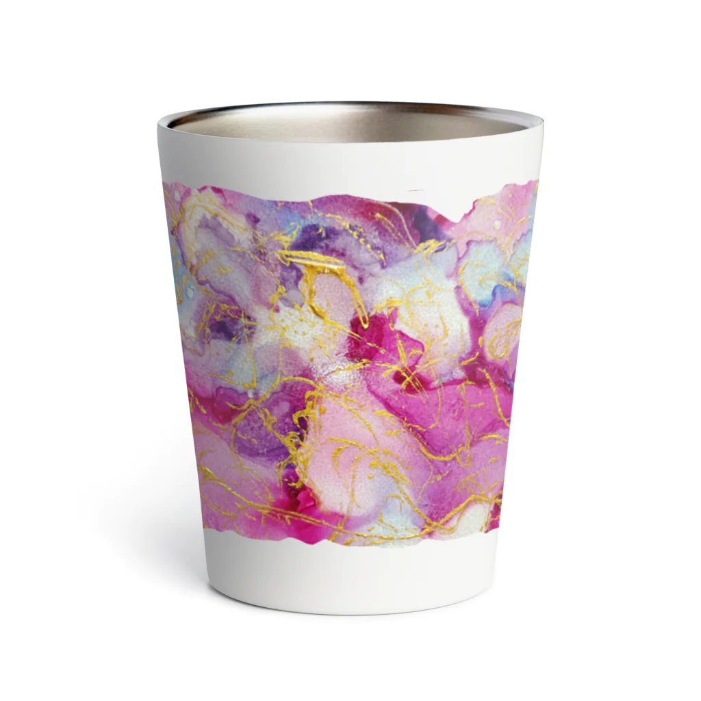 Art & Voice Energy Therapy コナネノネの宇宙の喜花 Thermo Tumbler