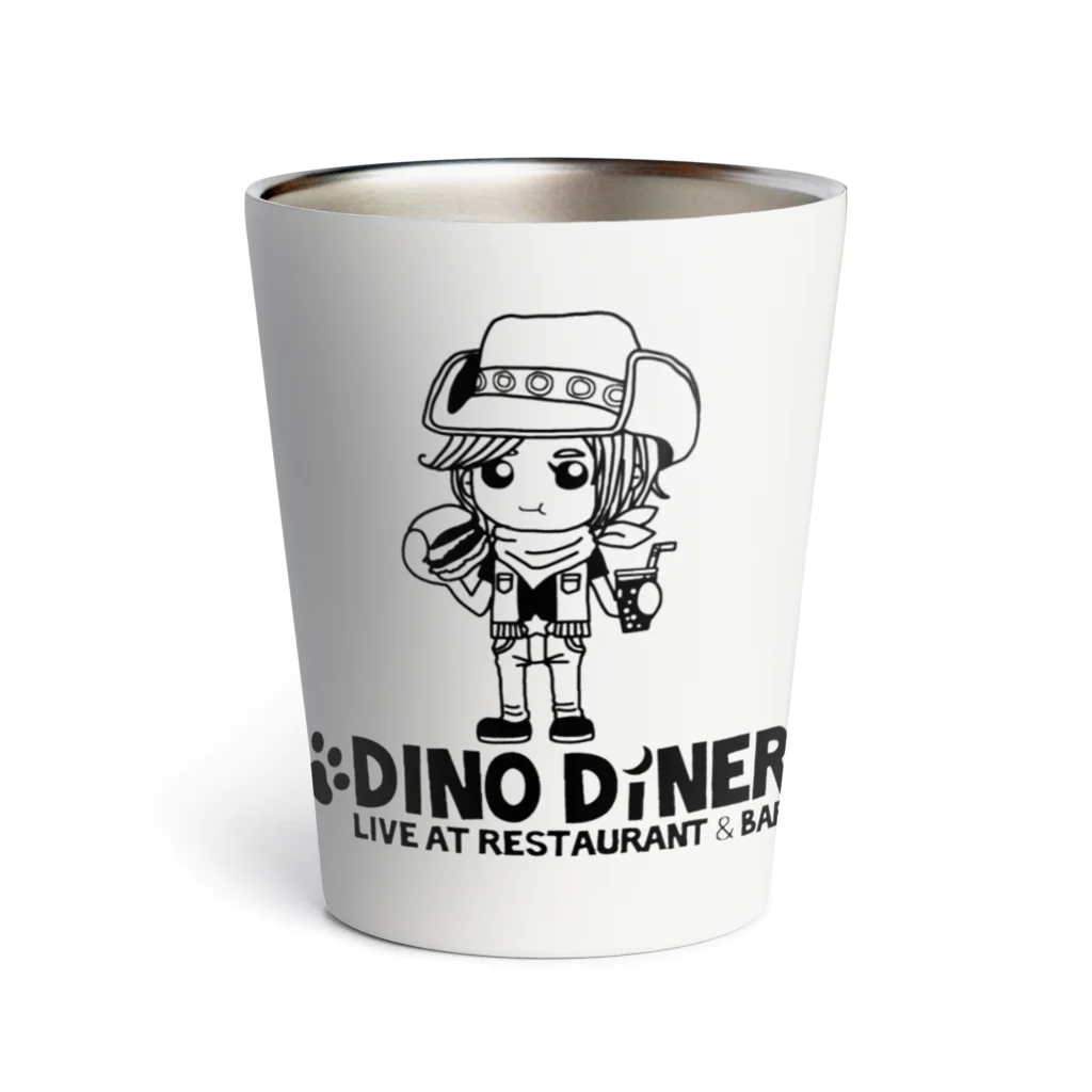 DINO DINERのアケミちゃんロゴ Thermo Tumbler