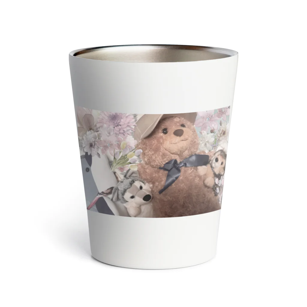 やる気なしピープルの花束ロッティファミリー Thermo Tumbler