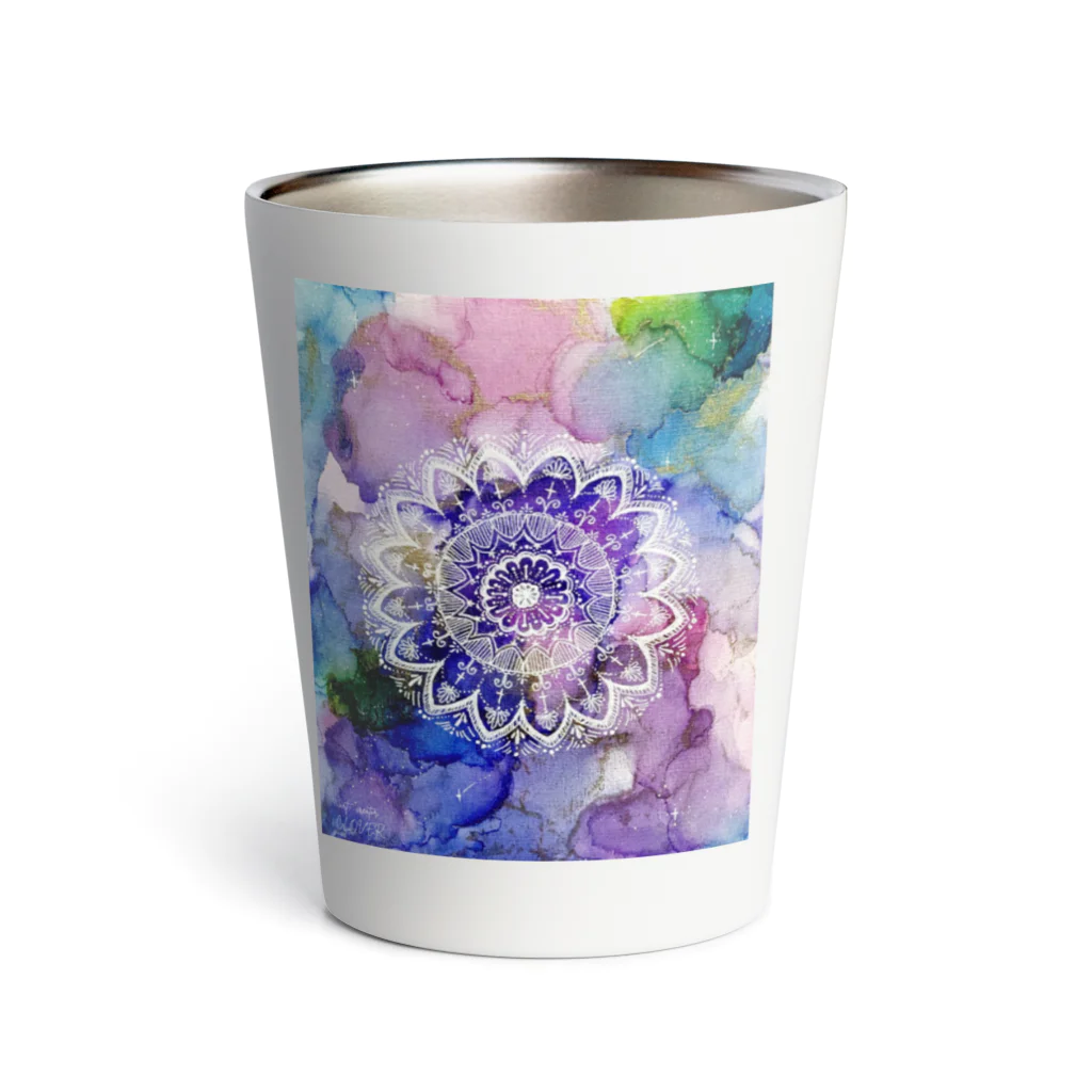 CLOVERの曼荼羅インクアート Thermo Tumbler