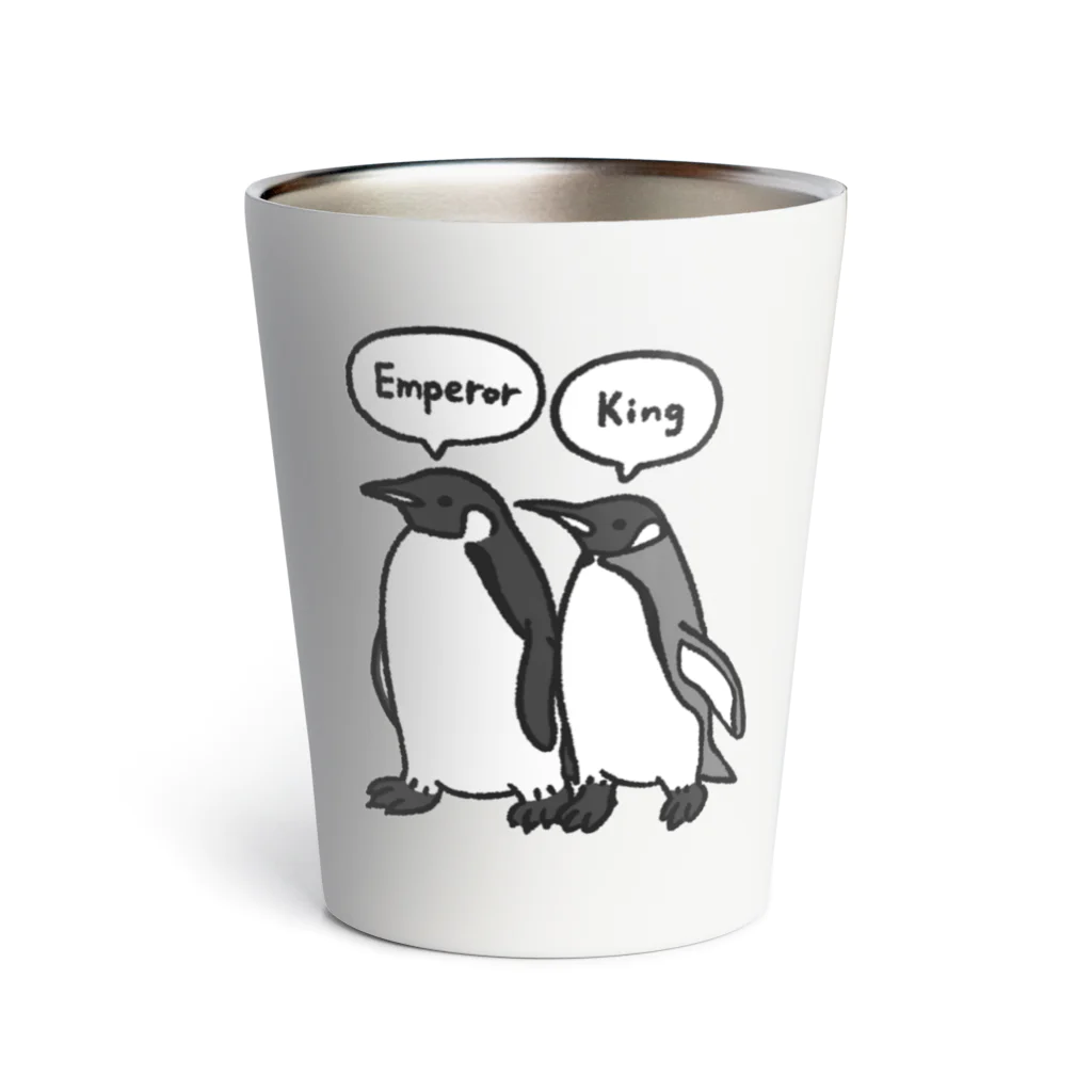 きゅう🐧イラストレーターのアプテノディテス属のペンギンたち Thermo Tumbler