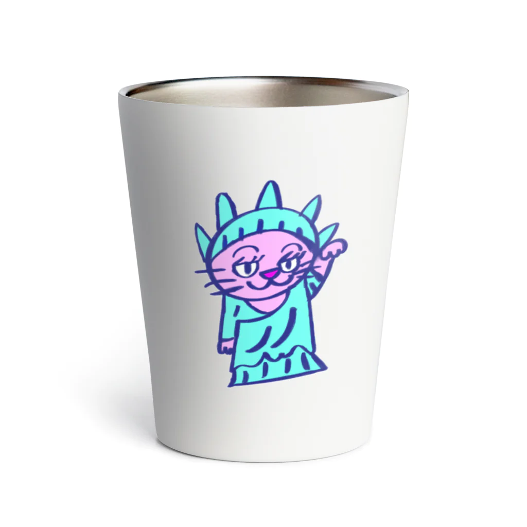 nekonekonekoのアンジネコ Thermo Tumbler