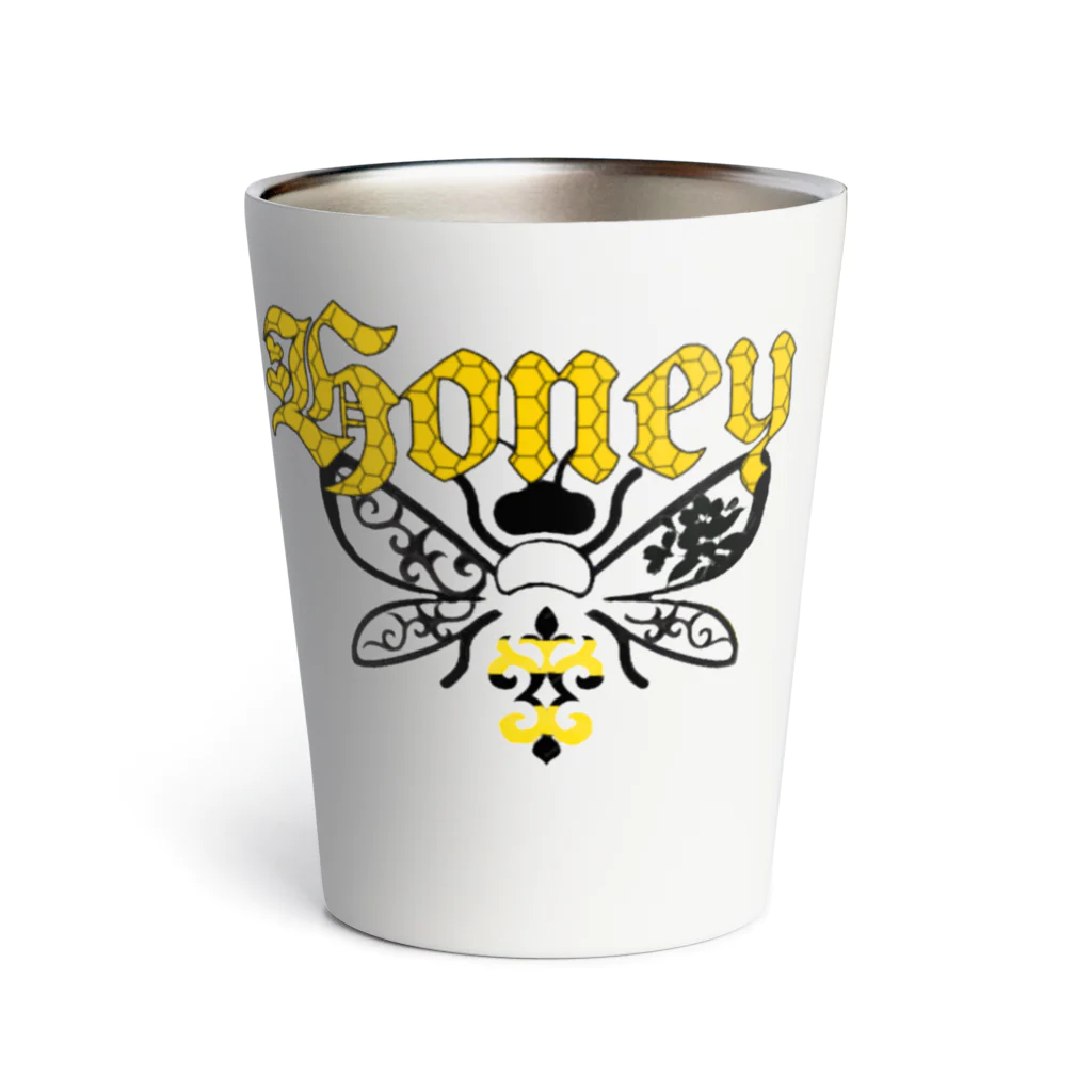 mouthの蜂デザイン(Honey) Thermo Tumbler