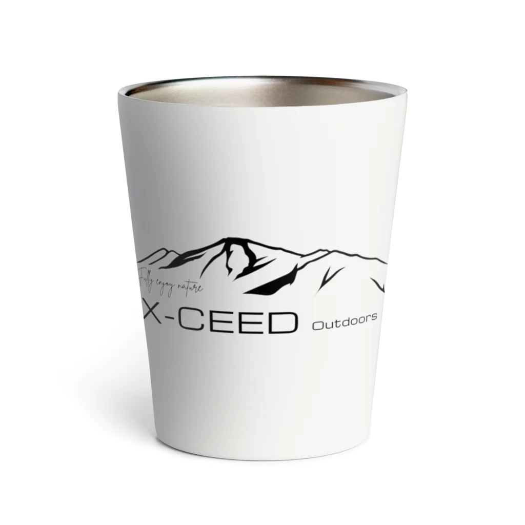 X-CEED_OutdoorsのX-CEED Outdoors 黒ロゴ サーモタンブラー