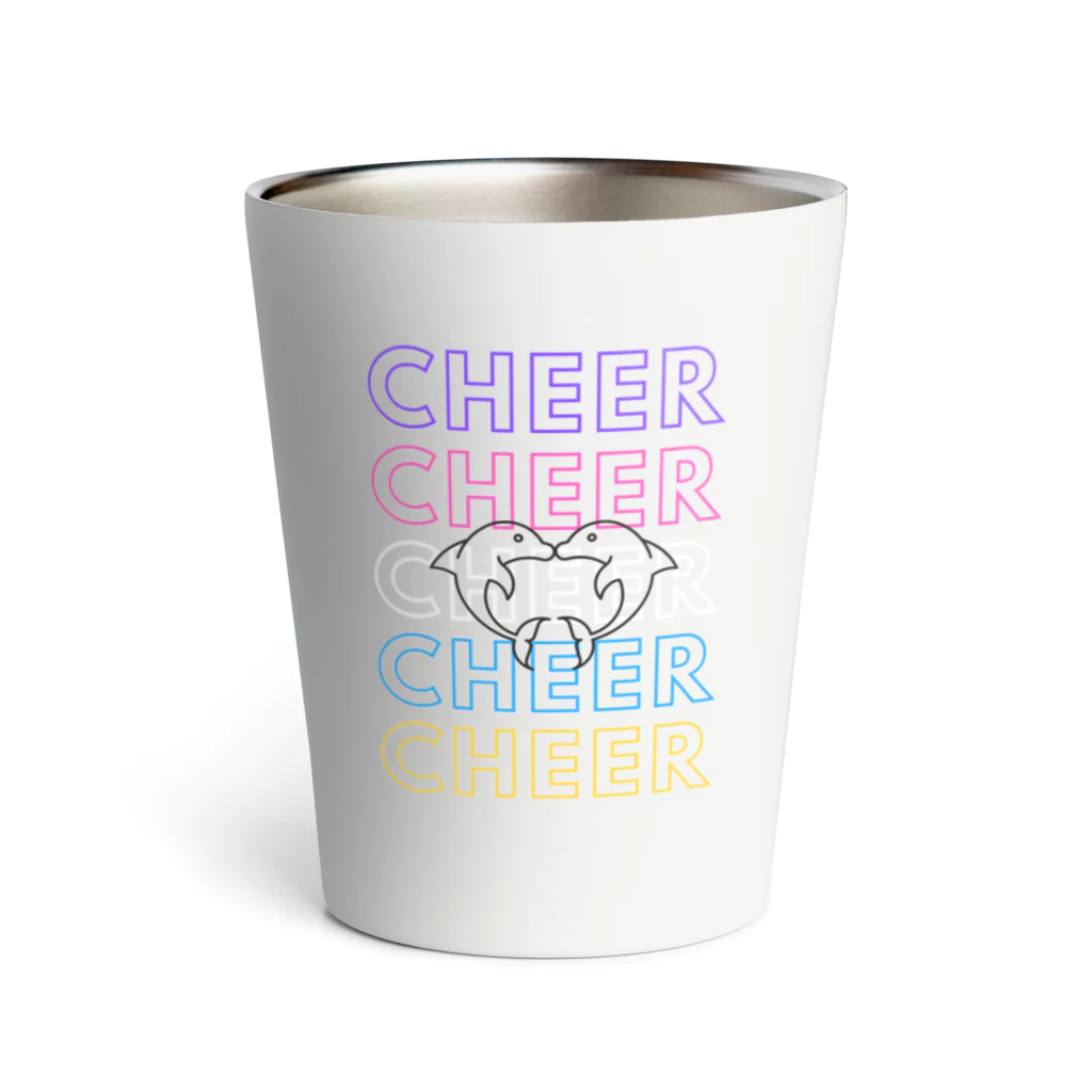 チアグッズショップ CHEER POINTのCHEERCHEERシリーズ（ドルフィン） Thermo Tumbler