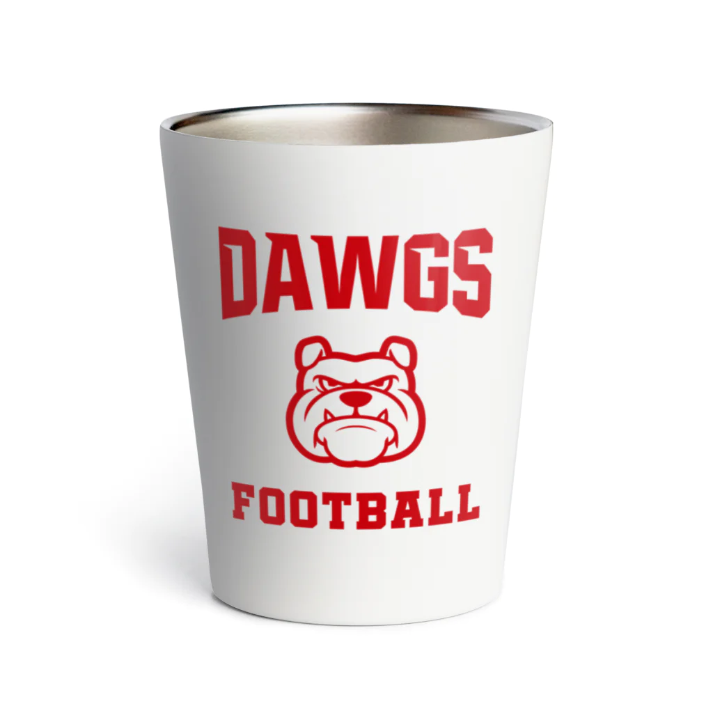 TEAM DAWGS STOREのDAWGS_RED Thermo Tumbler