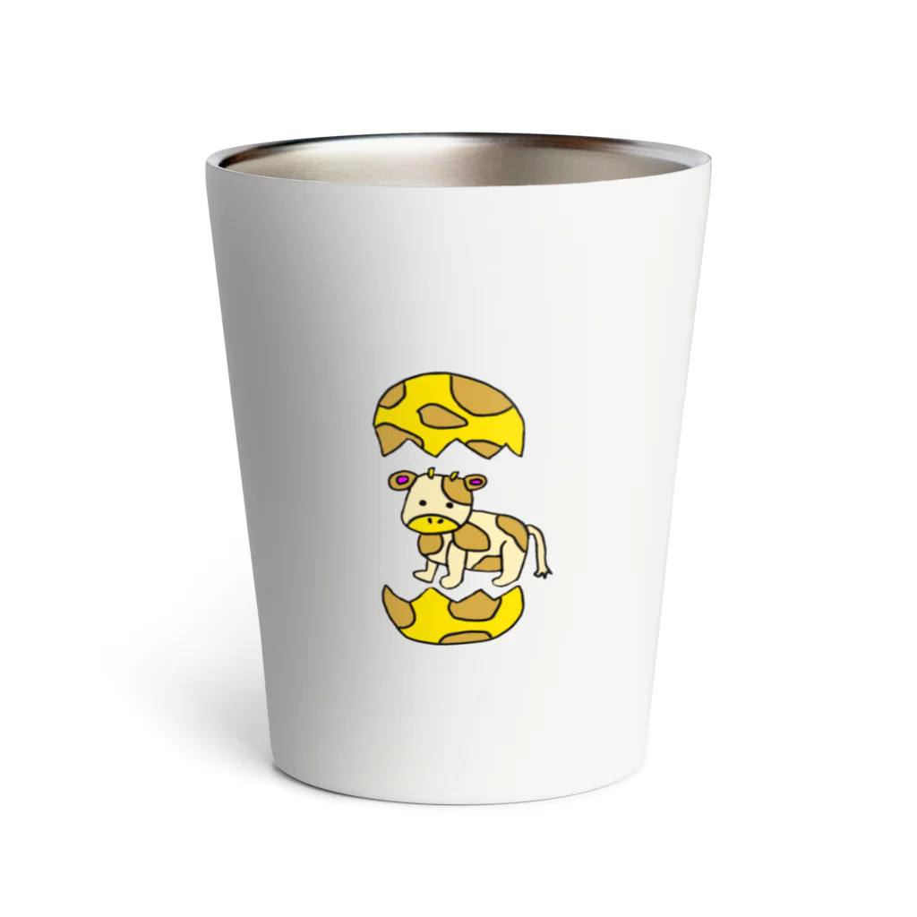 彩りポップスターのパカっと子ウシくん Thermo Tumbler