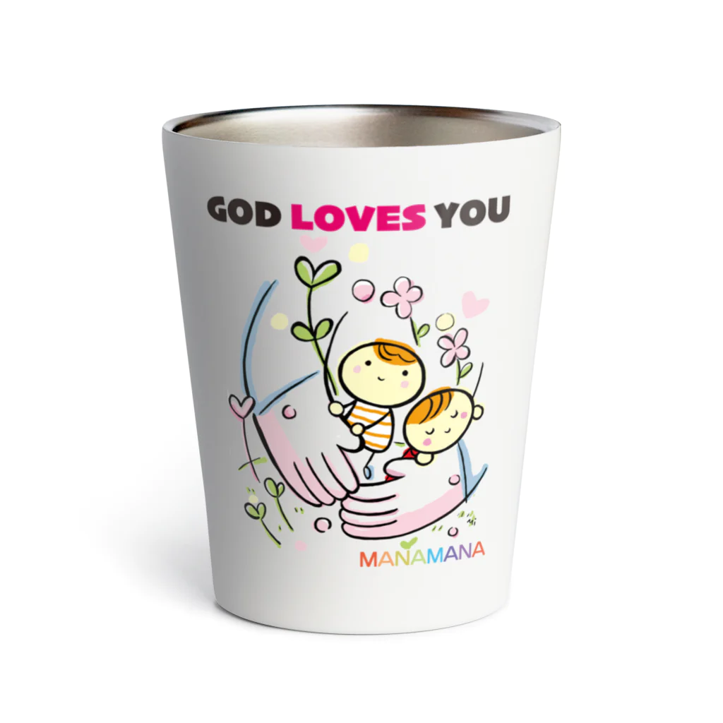 Minami NanamiのGOD LOVES YOU Thermo Tumbler