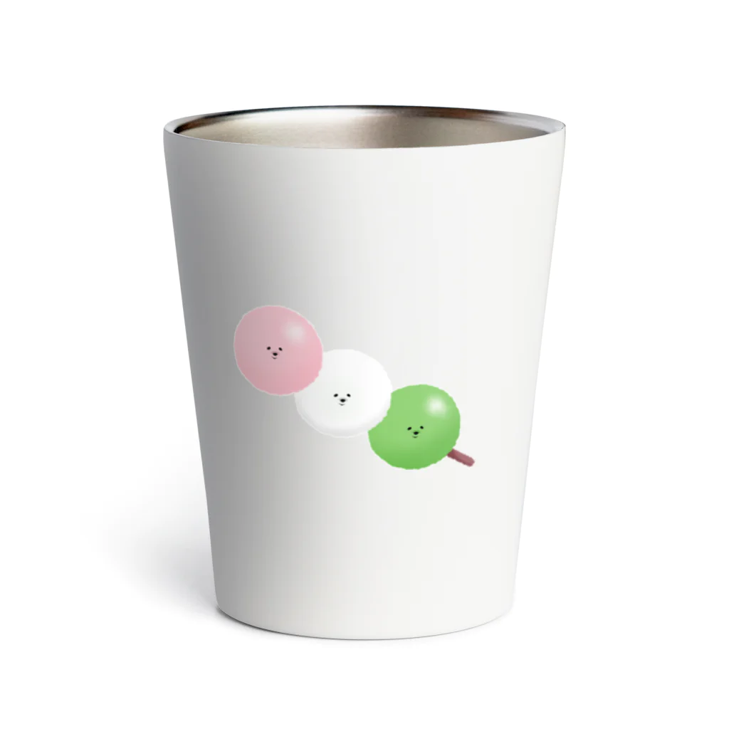 jupipiのお花見ビションフリーゼ Thermo Tumbler