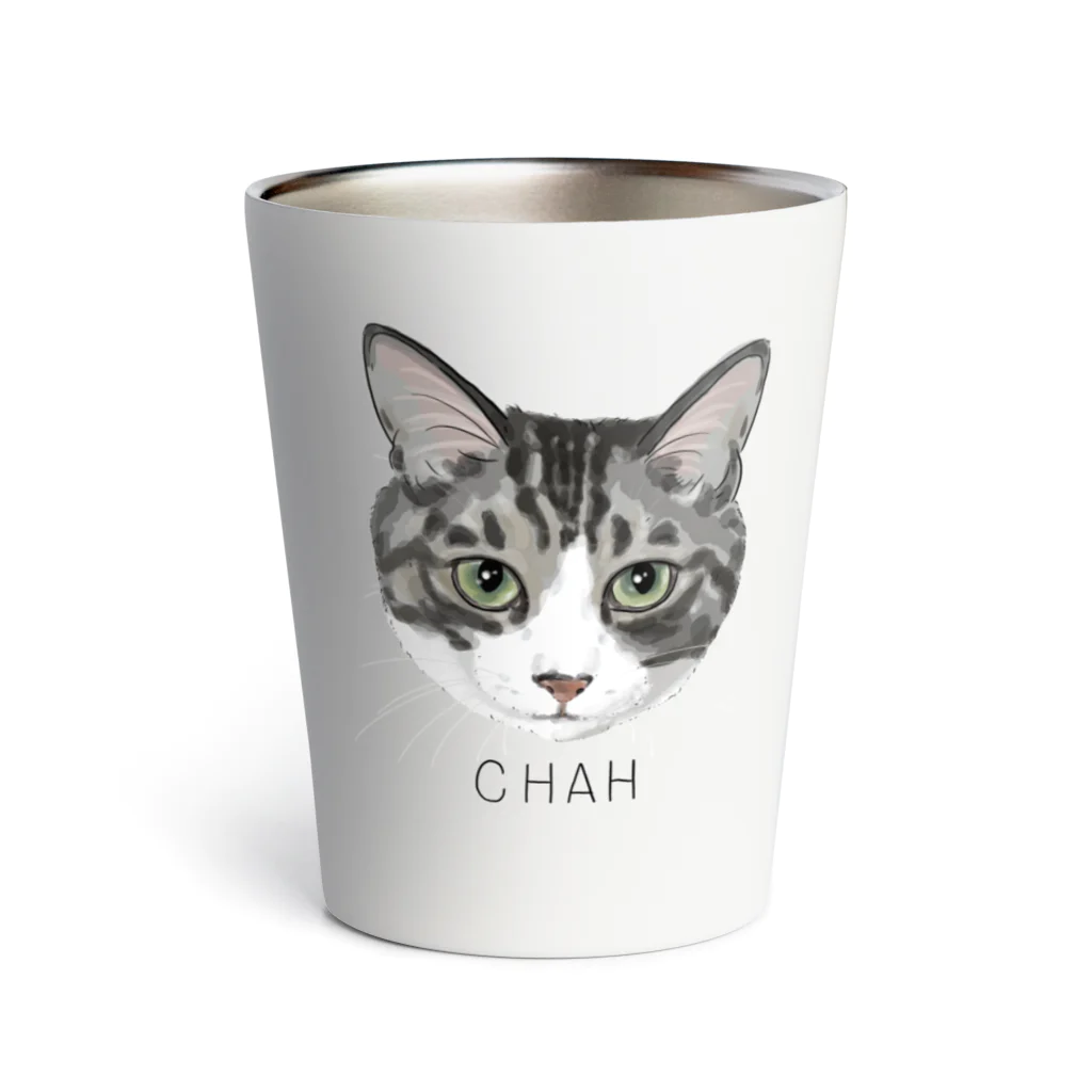 みきぞーん｜保護猫 ミッキー画伯と肉球とおともだちのchah Thermo Tumbler