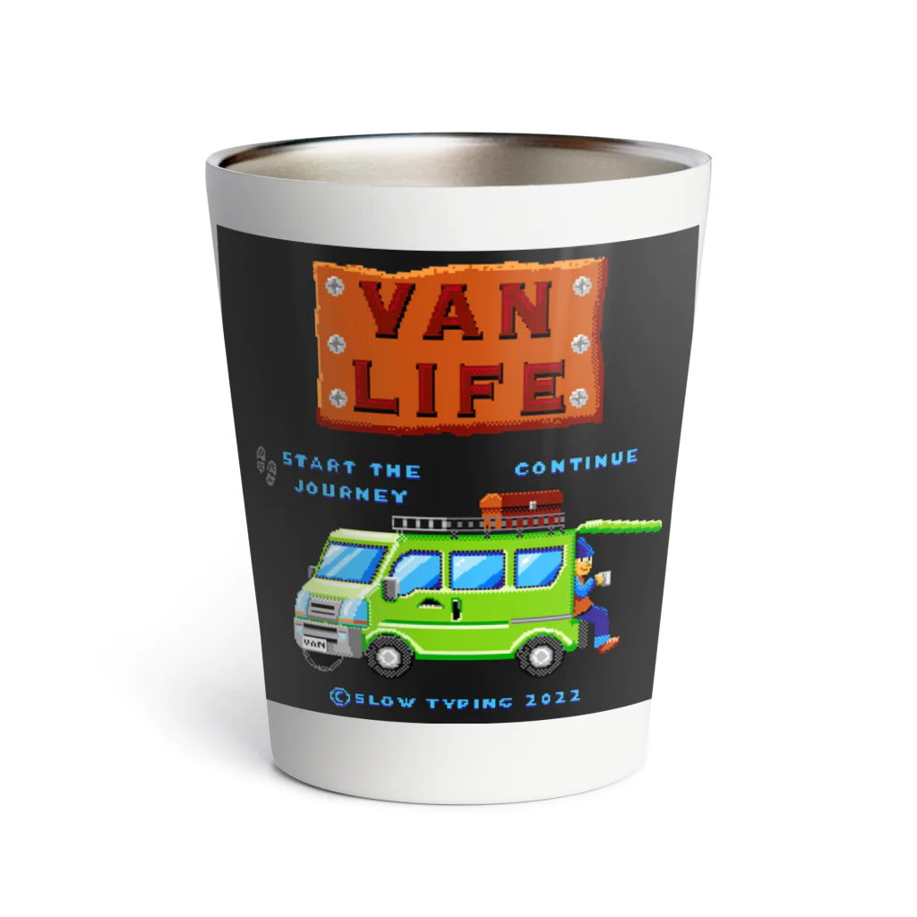 スロータイプ書店 Slowtype BooksのVAN LIFE バンライフ 257-1 Thermo Tumbler