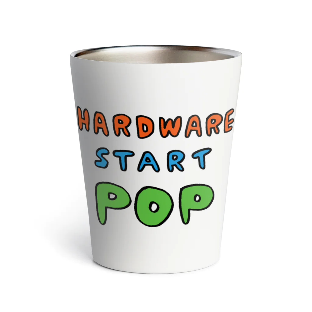 FabLab SENDAI - FLATのHARDWARE START POP サーモタンブラー