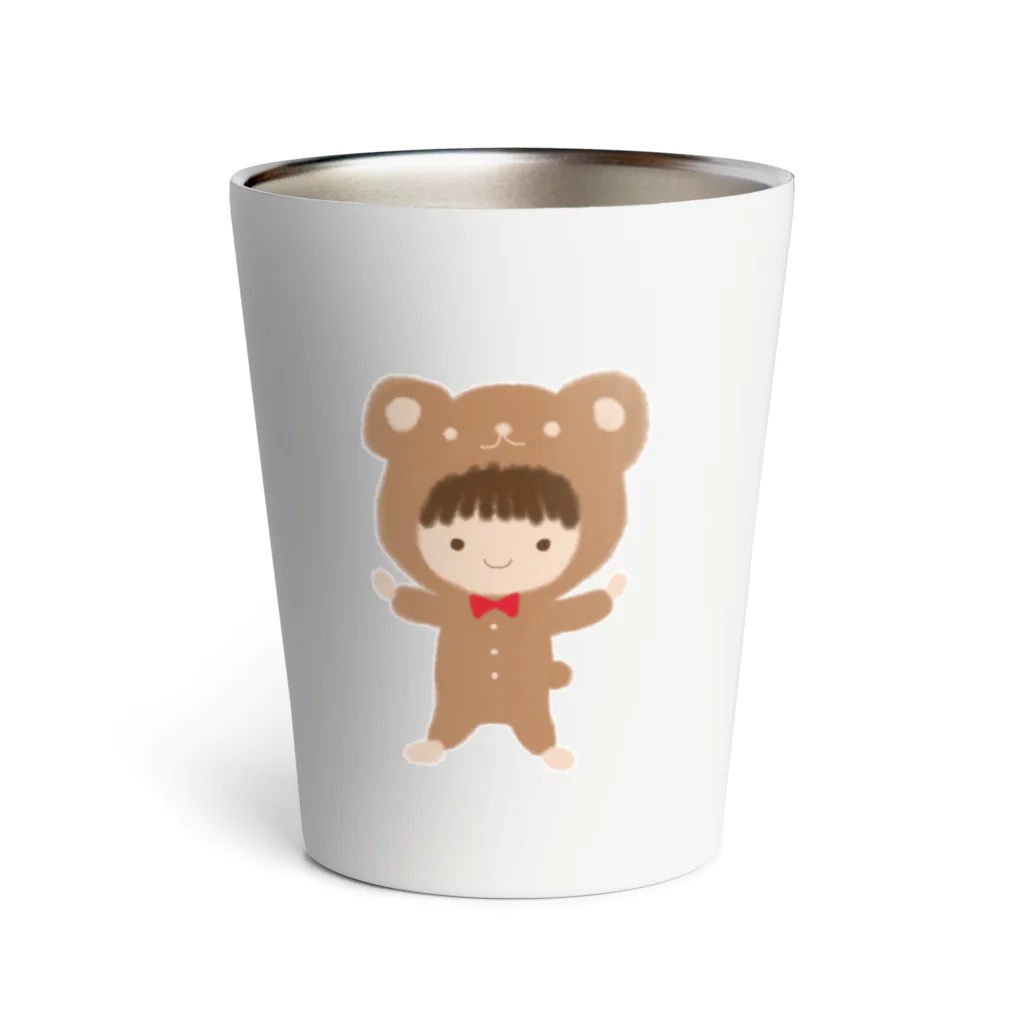 rurugirlのくまさんパジャマ Thermo Tumbler