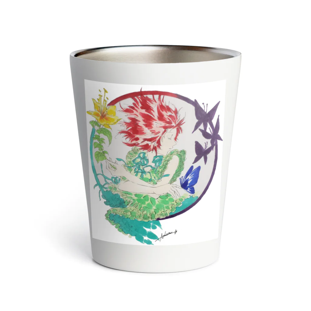 北山アルトゥーロの蝶よ花よ Thermo Tumbler