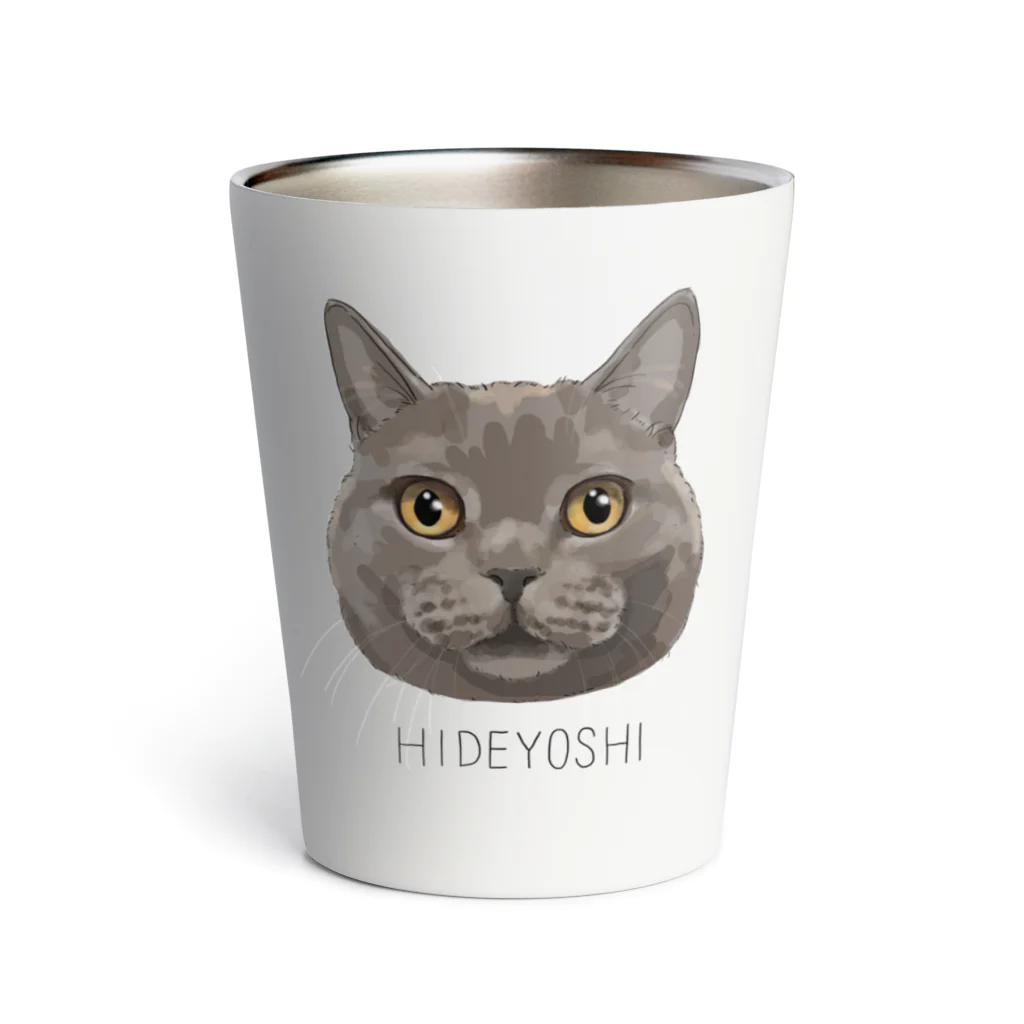 みきぞーん｜保護猫 ミッキー画伯と肉球とおともだちのhideyoshi Thermo Tumbler