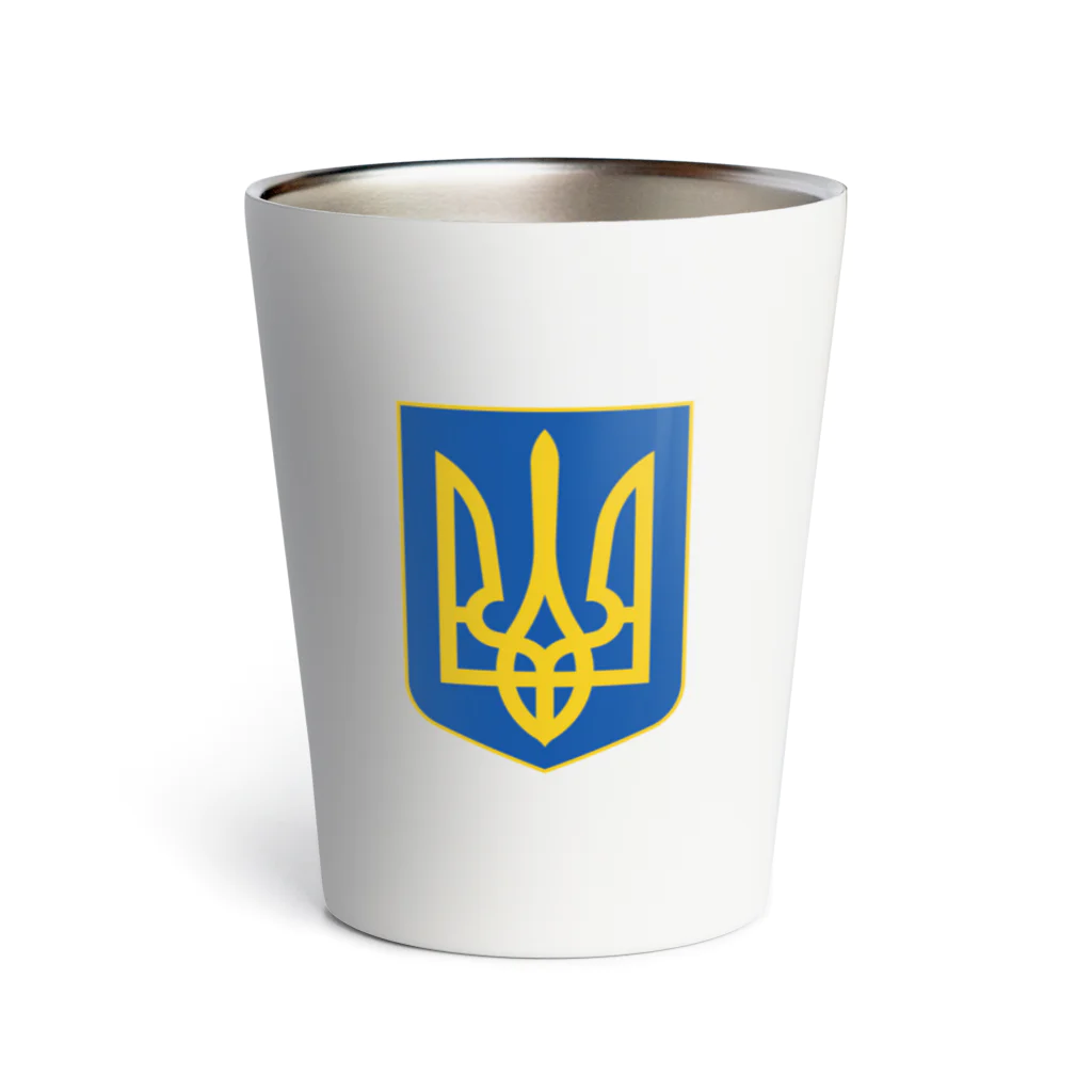 puikkoの国章　ウクライナ サーモタンブラー