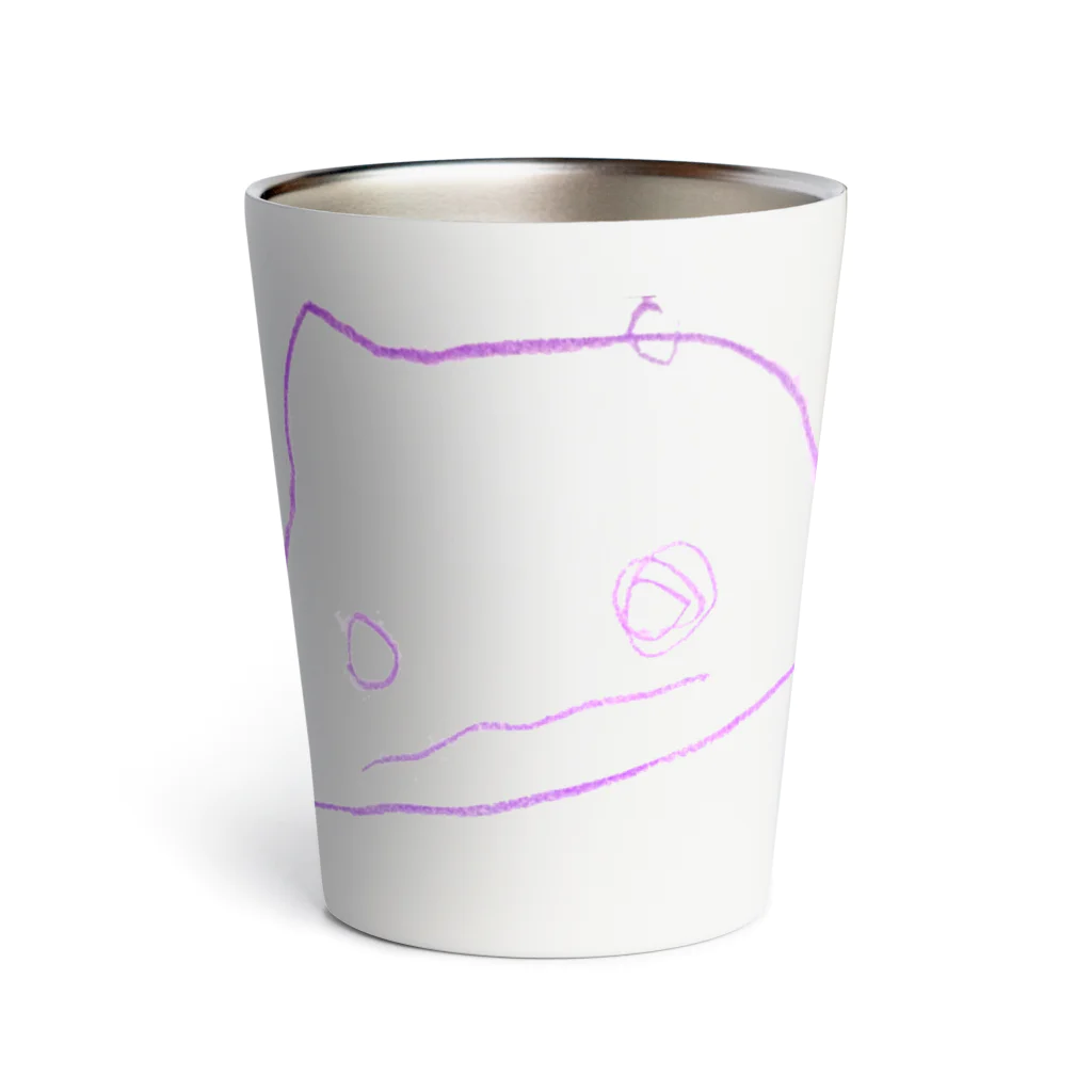 cheerycheeryのこどもの絵　おばけねこちゃんのかばん Thermo Tumbler