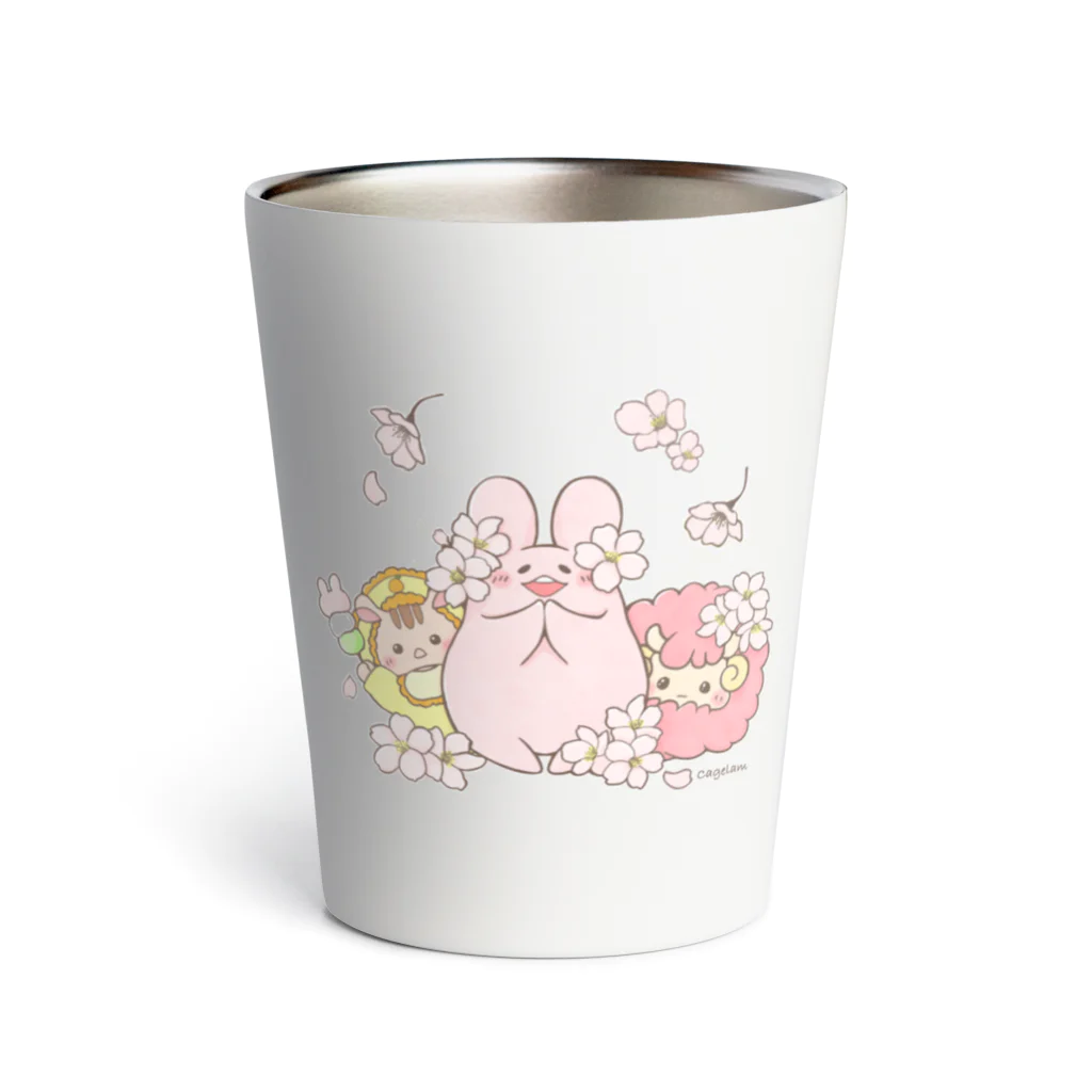 Cagelam(かげらむ)のサクライロ🌸スマイル Thermo Tumbler