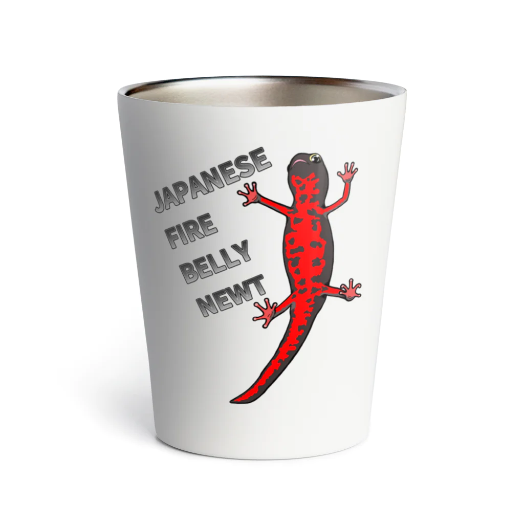 LalaHangeulのJAPANESE FIRE BELLY NEWT (アカハライモリ)　 Thermo Tumbler