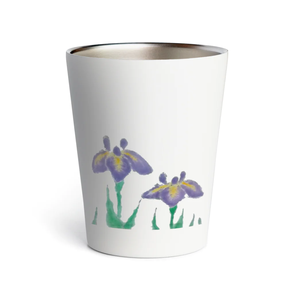 kamuiupopoの花菖蒲 Thermo Tumbler