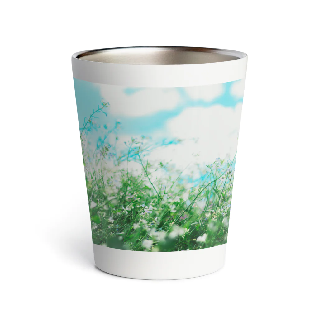 orange_honeyの花柄3 Thermo Tumbler