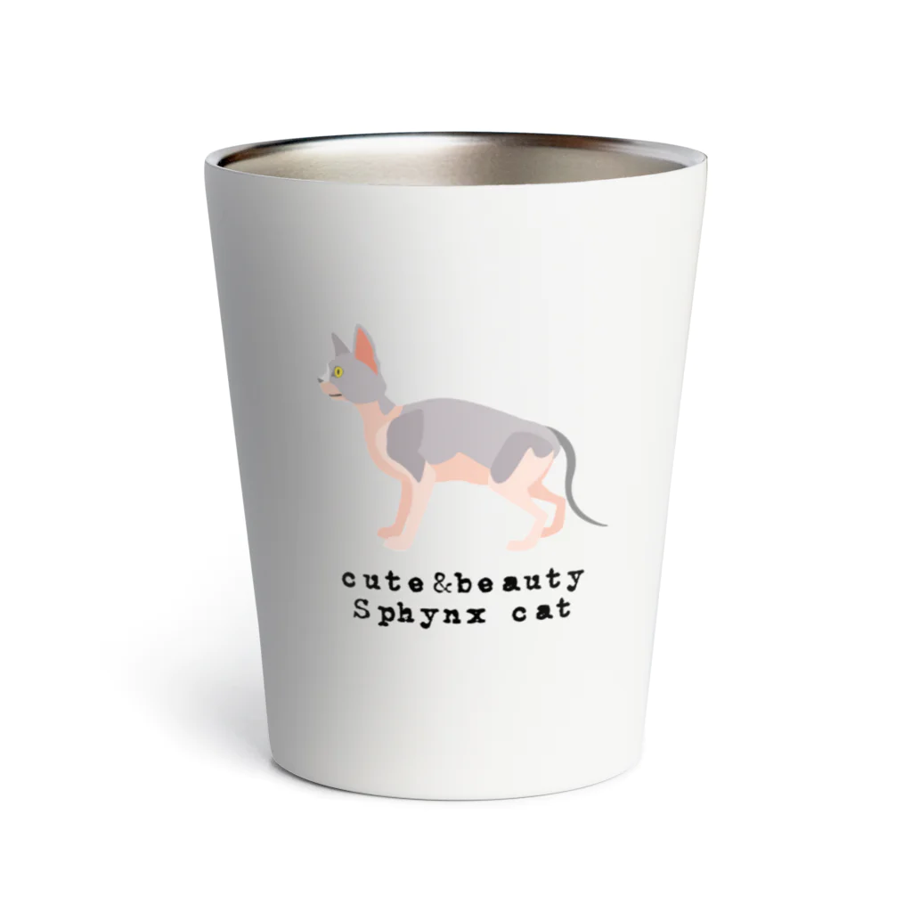 orange_honeyの猫1-13 スフィンクス猫 Thermo Tumbler