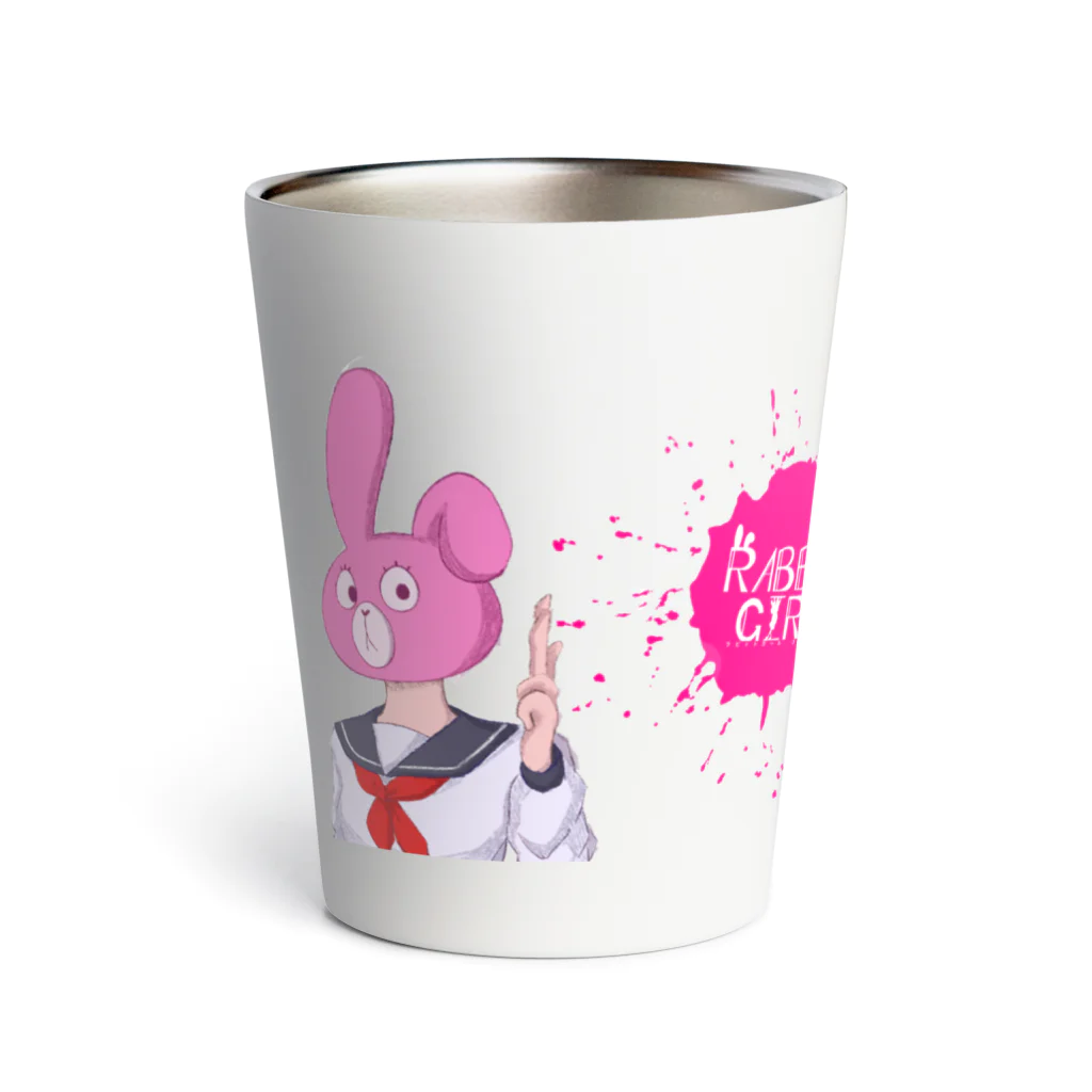 上田のこ IllustGoodsのRabbit Girl Collection_Bang... Thermo Tumbler