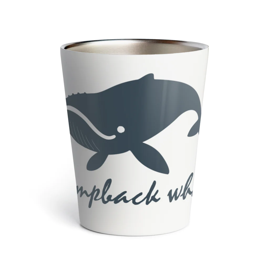 Atelier Pomme verte のHumpback whale22 Thermo Tumbler