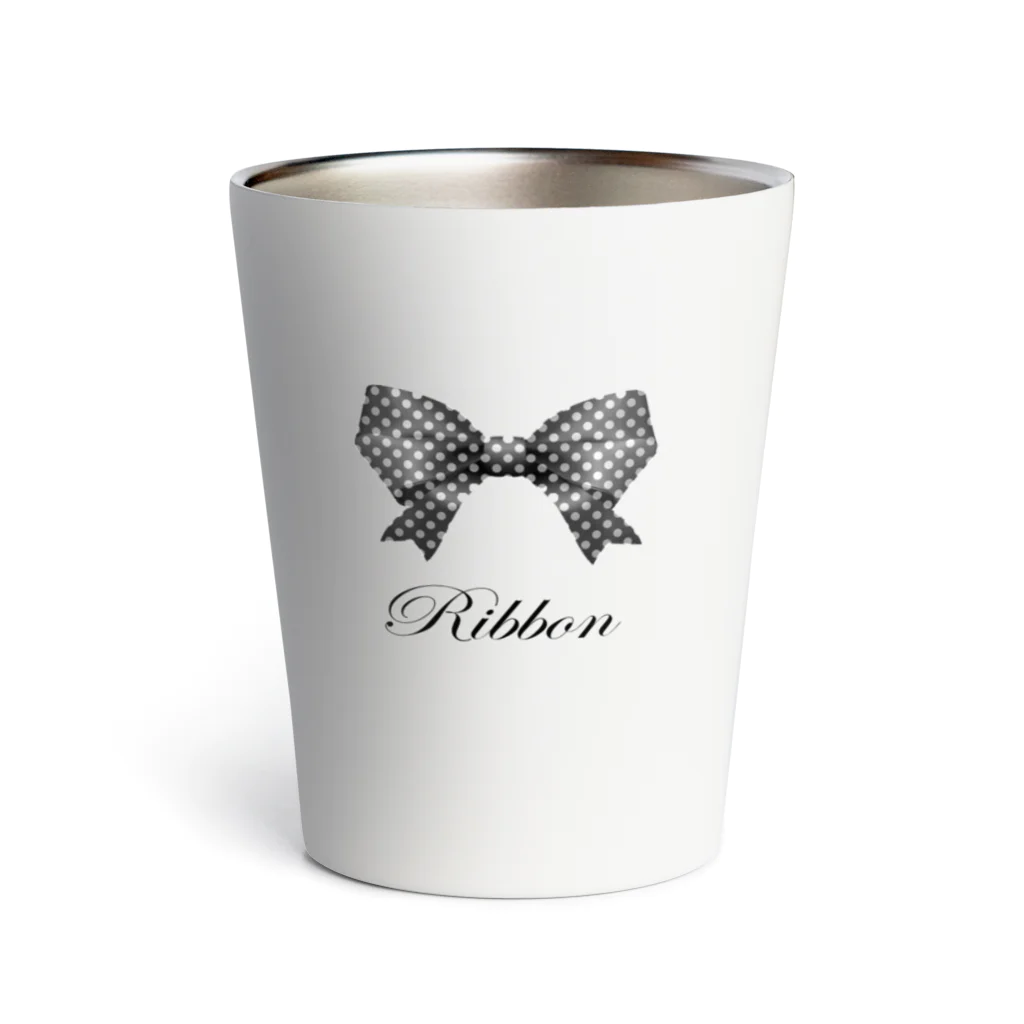 savannahのRibbon-Black Thermo Tumbler