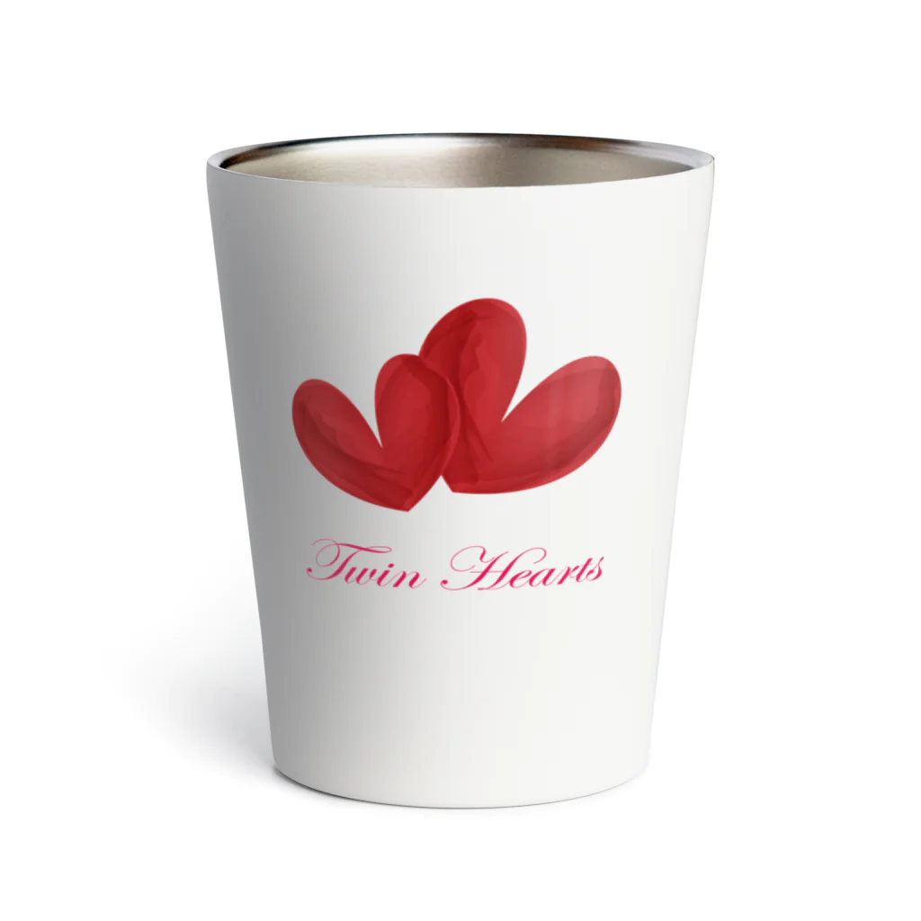 savannahのTwin Hearts Thermo Tumbler