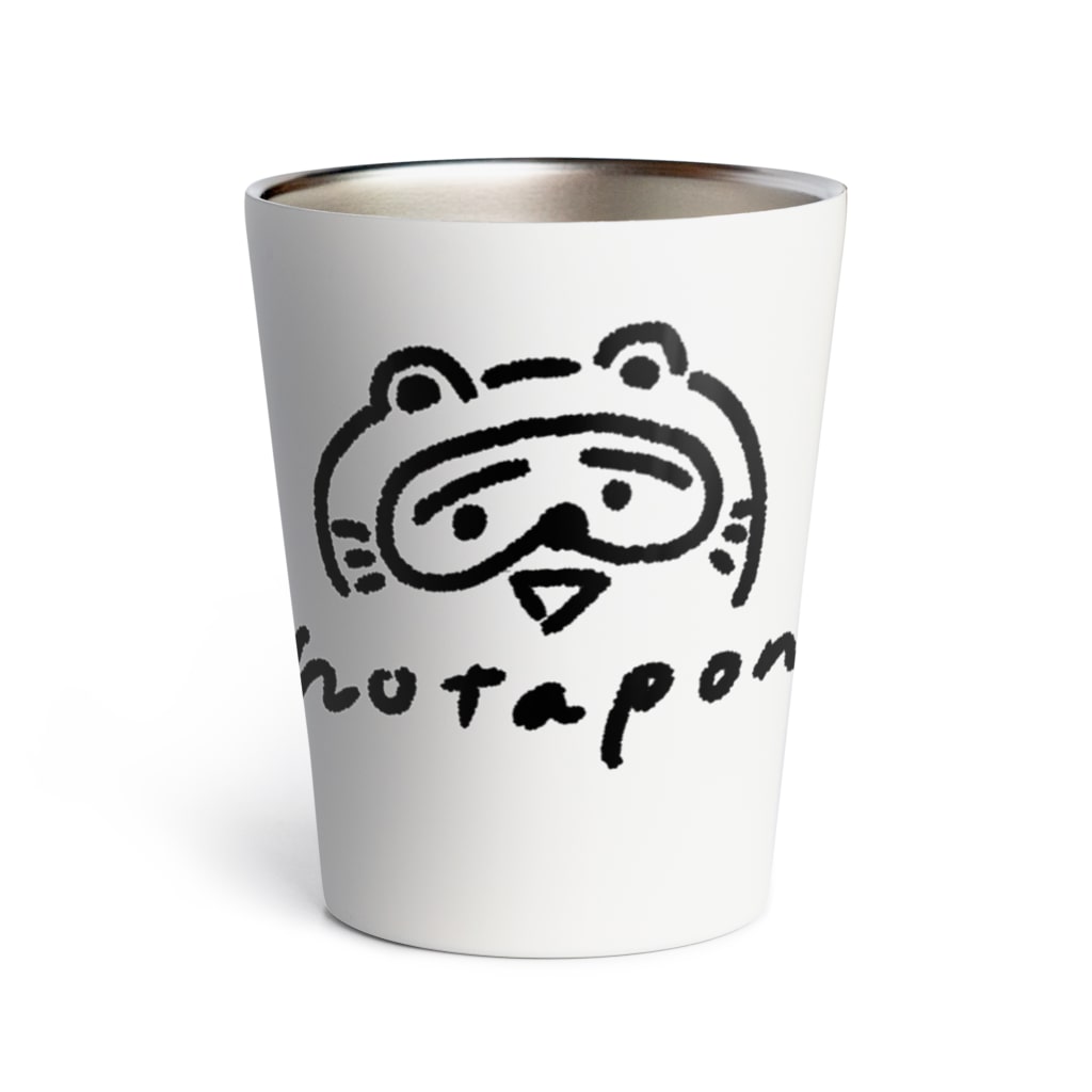 黒線bigイラスト ロゴあり ほたぽん Lifestyle Htp のサーモタンブラー通販 Suzuri スズリ